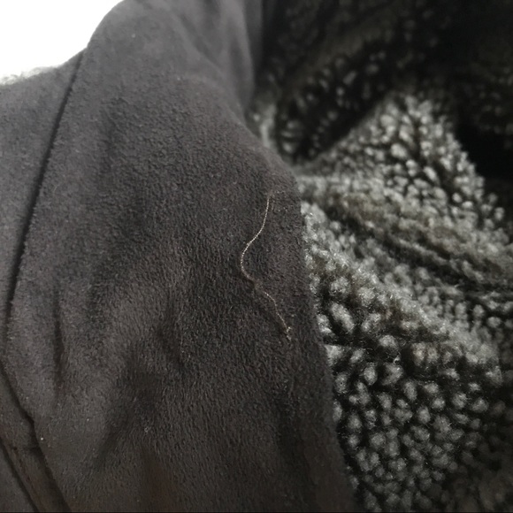 Baby Gap Faux Suede Sherpa Lined Jacket Kids Size 2T Brown Aviator Warm - Picture 15 of 15